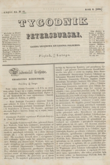Tygodnik Petersburski : gazeta urzędowa Królestwa Polskiego. R.6, Cz.11, № 13 (27 lutego 1835)