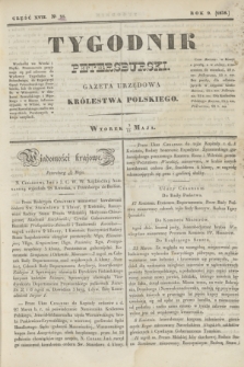 Tygodnik Petersburski : gazeta urzędowa Królestwa Polskiego. R.9, Cz.17, № 35 (15 maja 1838)