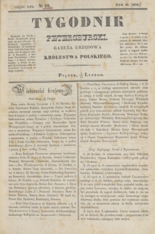 Tygodnik Petersburski : gazeta urzędowa Królestwa Polskiego. R.10, Cz.19, № 10 (15 lutego 1839)