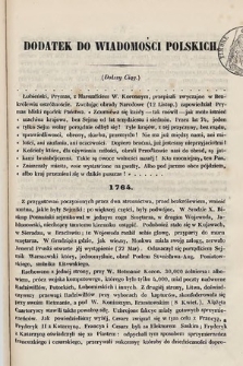 Dodatek do Wiadomości Polskich. 1855, cz. 2