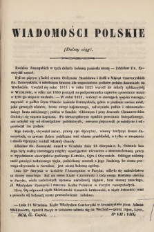 Wiadomości Polskie. R. 2, 1855, cz. 1, nr 7/8