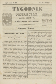 Tygodnik Petersburski : gazeta urzędowa Królestwa Polskiego. R.11, Cz.22, № 96 (22 grudnia 1840)