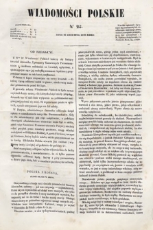 Wiadomości Polskie. R. 3, 1856, nr 25