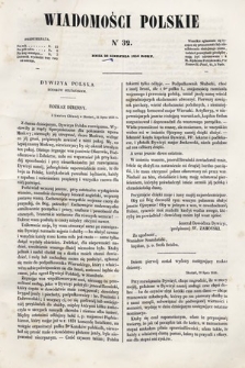 Wiadomości Polskie. R. 3, 1856, nr 32