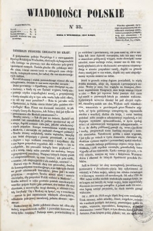 Wiadomości Polskie. R. 3, 1856, nr 33