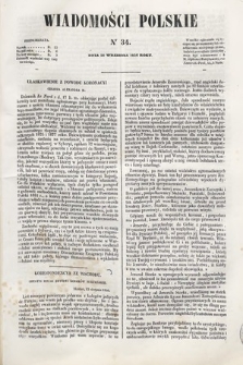 Wiadomości Polskie. R. 3, 1856, nr 34