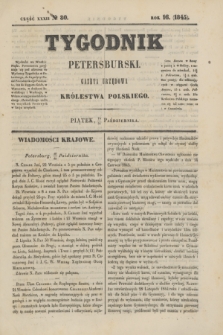 Tygodnik Petersburski : gazeta urzędowa Królestwa Polskiego. R.16, Cz.32, № 80 (31 października 1845)