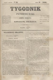 Tygodnik Petersburski : gazeta urzędowa Królestwa Polskiego. R.19, Cz.37, № 32 (12 maja 1848)