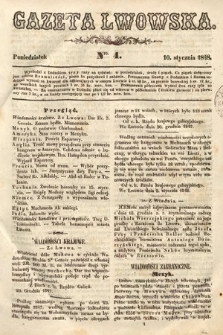 Gazeta Lwowska. 1848, nr 4
