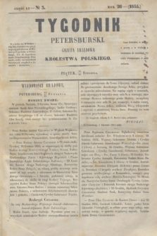 Tygodnik Petersburski : gazeta urzędowa Królestwa Polskiego. R.26, Cz.51, № 3 (26 stycznia 1855)