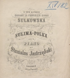 Sulima-polka : pour le piano