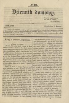 Dziennik domowy. [T.1], № 23 (10 czerwca 1840) + wkładka