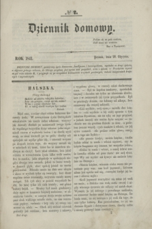 Dziennik Domowy. T.2, № 2 (20 stycznia 1841) + wkładka