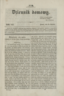 Dziennik Domowy. T.2, № 9 (28 kwietnia 1841) + wkładka