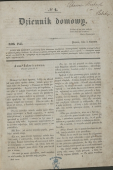 Dziennik Domowy. [T.3], № 1 (5 stycznia 1842) + wkładka + dod.