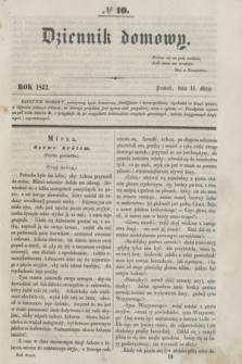 Dziennik Domowy. [T.3], № 10 (11 maja 1842) + wkładka + dod.