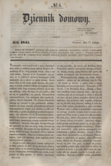 Dziennik Domowy. T.6, № 4 (17 lutego 1845)