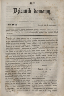 Dziennik Domowy. T.6, № 22 (27 października 1845)