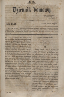 Dziennik Domowy. [T.8], № 16 (9 Sierpnia 1847)