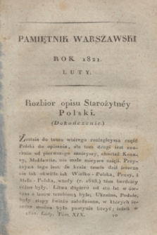 Pamiętnik Warszawski. R.7, T.19, [ner 2] (1 lutego 1821)