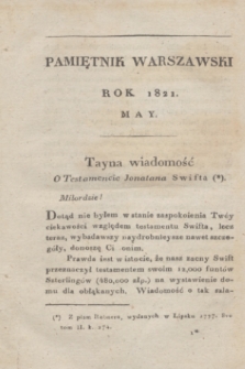 Pamiętnik Warszawski. R.7, T.20, [Ner 5] (maj 1821)
