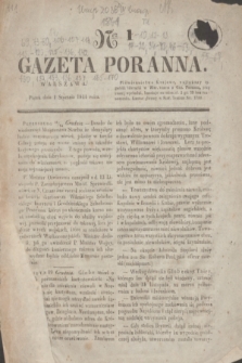 Gazeta Poranna. 1841, Ner 1 (1 stycznia)