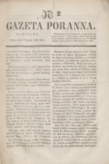 Gazeta Poranna. 1841, Ner 2 (2 stycznia)
