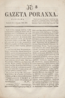 Gazeta Poranna. 1841, Ner 3 (3 stycznia)