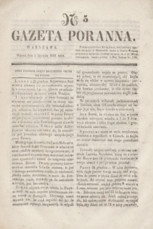 Gazeta Poranna. 1841, Ner 5 (5 stycznia)