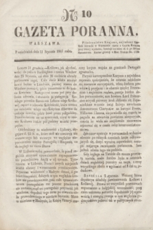 Gazeta Poranna. 1841, Ner 10 (11 stycznia)