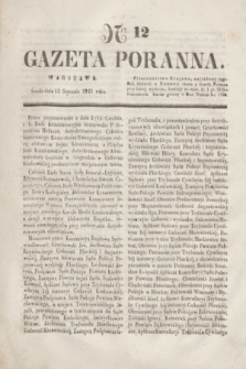 Gazeta Poranna. 1841, Ner 12 (13 stycznia)