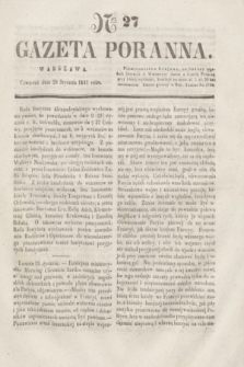 Gazeta Poranna. 1841, Ner 27 (28 stycznia)