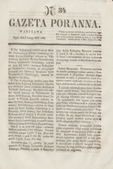 Gazeta Poranna. 1841, Ner 34 (5 lutego)
