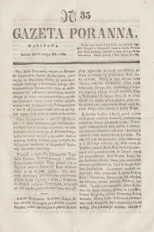 Gazeta Poranna. 1841, Ner 35 (6 lutego)