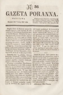 Gazeta Poranna. 1841, Ner 36 (7 lutego)