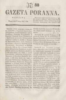 Gazeta Poranna. 1841, Ner 38 (9 lutego)