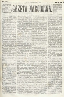 Gazeta Narodowa. 1870, nr 73