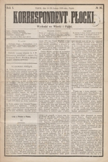 Korrespondent Płocki : wychodzi we wtorki i piątki. R.1, № 16 (25 lutego 1876)