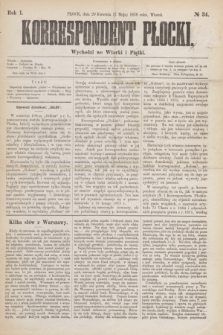 Korrespondent Płocki : wychodzi we wtorki i piątki. R.1, № 34 (2 maja 1876)