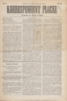 Korrespondent Płocki : wychodzi we wtorki i piątki. R.1, № 39 (19 maja 1876) + dod.