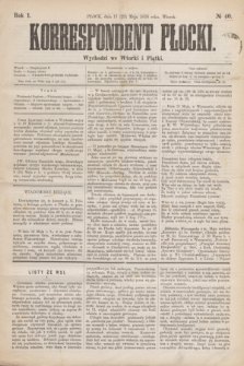 Korrespondent Płocki : wychodzi we wtorki i piątki. R.1, № 40 (23 maja 1876)