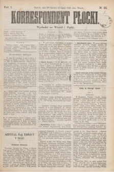 Korrespondent Płocki : wychodzi we Wtorki i Piątki. R.1, № 52 (4 lipca 1876)