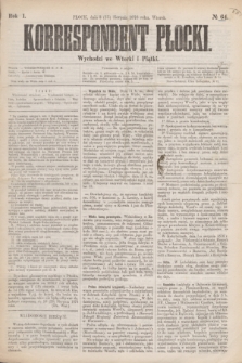 Korrespondent Płocki : wychodzi we Wtorki i Piątki. R.1, № 64 (15 sierpnia 1876)