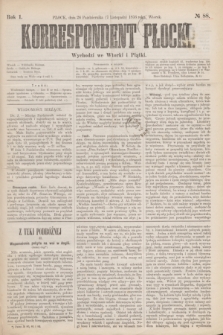 Korrespondent Płocki : wychodzi we Wtorki i Piątki. R.1, № 88 (7 listopada 1876)