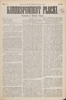 Korrespondent Płocki : wychodzi we Wtorki i Piątki. R.1, № 93 (24 listopada 1876)