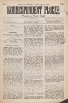 Korrespondent Płocki : wychodzi we Wtorki i Piątki. R.1, № 98 (12 grudnia 1876)
