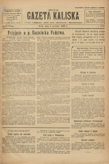 Gazeta Kaliska : pismo codzienne, polityczne, społeczne i ekonomiczne. R.30, № 3 (4 stycznia 1922) = nr 7042