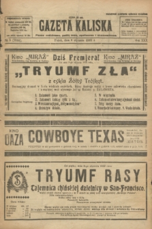 Gazeta Kaliska : pismo codzienne, polityczne, społeczne i ekonomiczne. R.30, № 5 (6 stycznia 1922) = nr 7044
