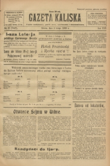 Gazeta Kaliska : pismo codzienne, polityczne, społeczne i ekonomiczne. R.30, № 28 (4 lutego 1922) = nr 7067