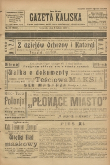 Gazeta Kaliska : pismo codzienne, polityczne, społeczne i ekonomiczne. R.30, № 32 (9 lutego 1922) = nr 7071